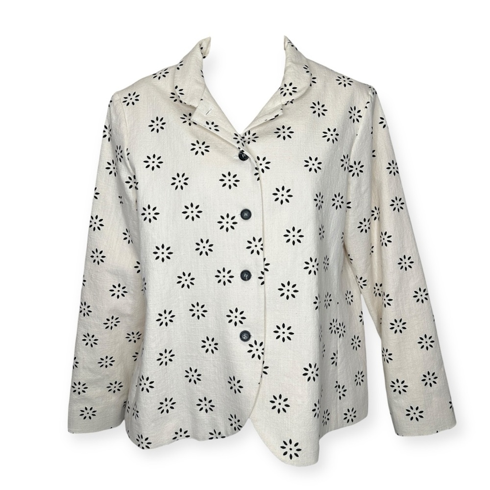 Apuntob Cotton Floral Jacket